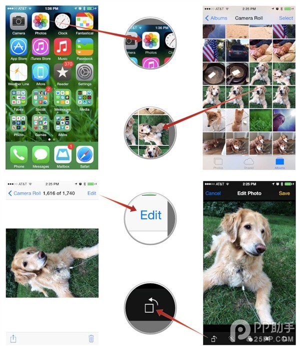 iOS8如何旋轉照片更簡便？  