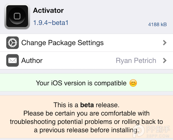 iOS8.4越獄安裝Activator出現安全模式的解決辦法