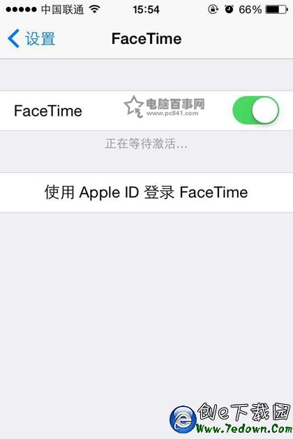 iPhone6怎麼激活FaceTime iPhone6激活FaceTime教程